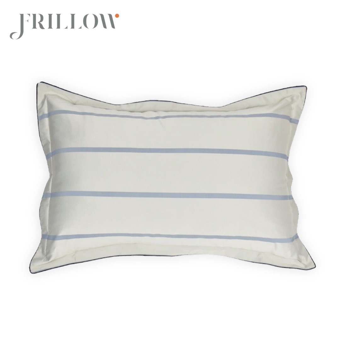 ชุดผ้าปูที่นอน 5 ฟุต 3 ชิ้น FRILLOW 800TC COTTON SILK สี WHITE DAWN คอลเลคชั่น PRESTIGE_5
